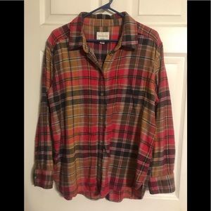 American Eagle flannel button up